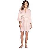PJ Salvage womens Lounge Robe With 3/4 Length Sleeve