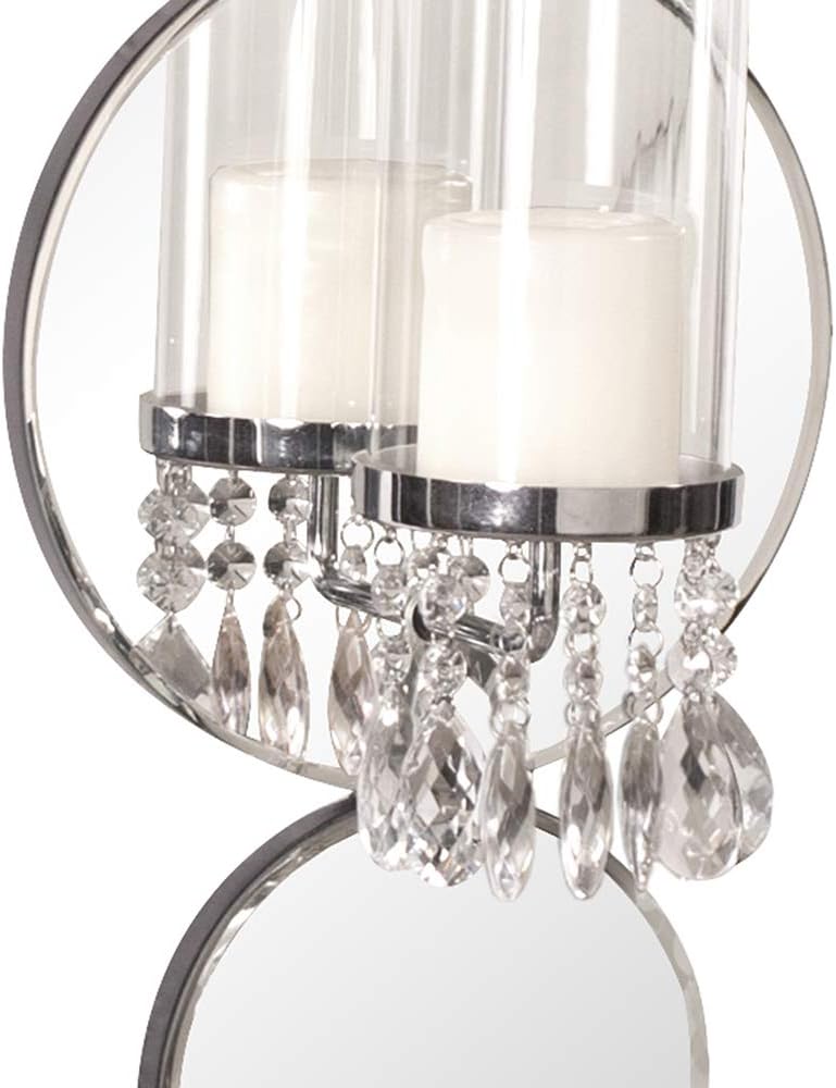 Howard Elliott Mirrored Wall Sconce Accent Piece, 31 x 10 Inch, 99042: Home & Kitchen