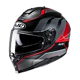 HJC C70 Nian Full Face Motorcycle Helmet with HJ-20M Pin-lock Shield, DOT Approved (MC1SF, X-Small)