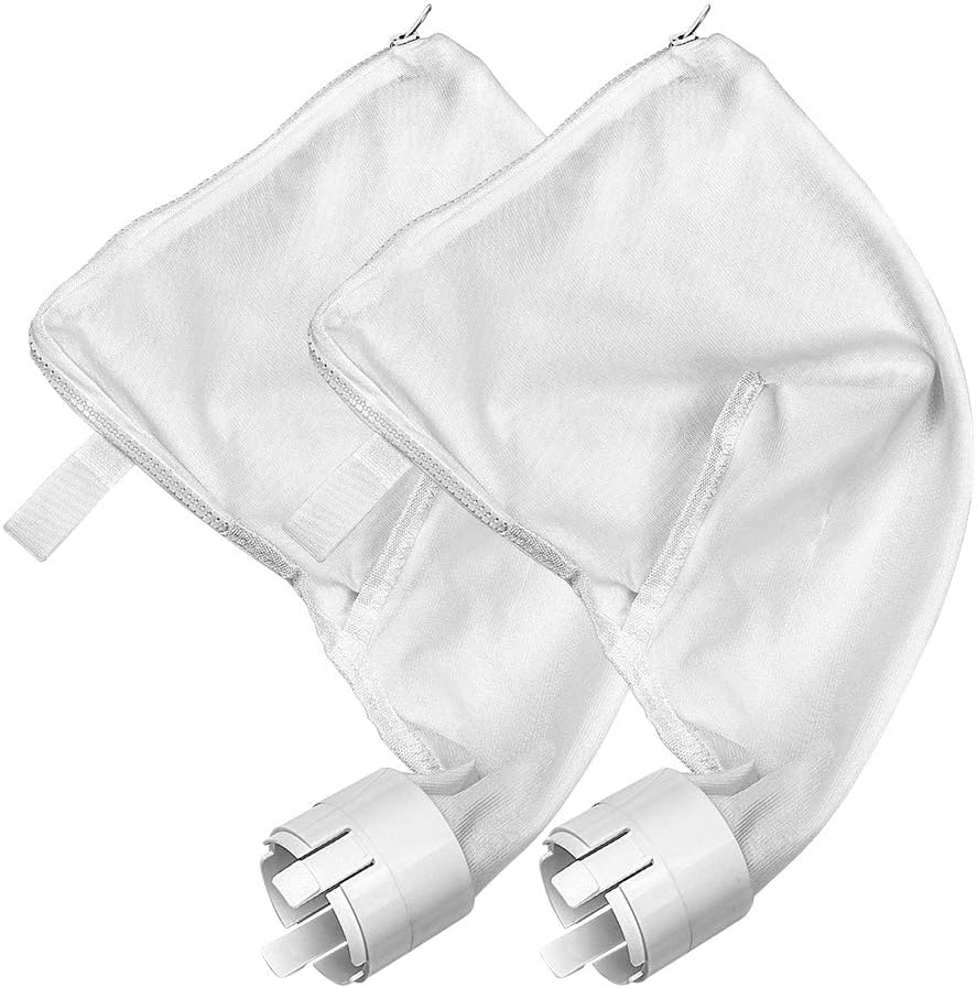 HITECHLIFE 2 Pack Swimming Pool Filter Bag,Pool Vacuum Cleaning Mesh