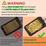 YQL Air Fryer Liners 150Pcs Parchment Paper for Ninja AF300UK AF400UK view 4