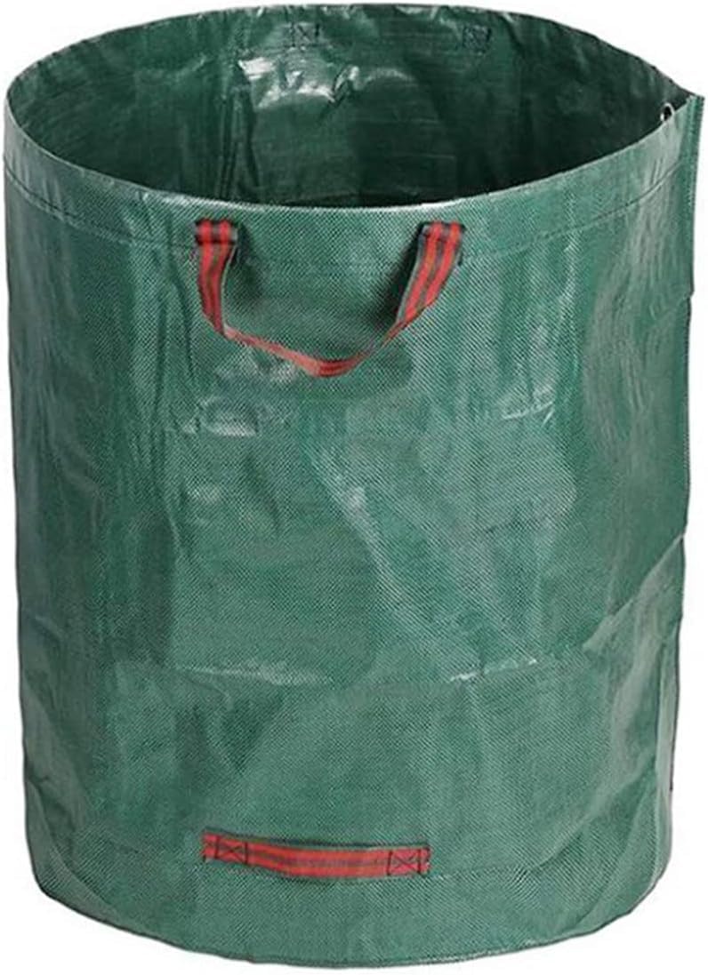 Green Garden Waste Sacks, Heavy Duty Garden Bags, Garden Waste Bags, Reusable Garden Sacks, Garden Bags With Handles, Ideal For Collecting Garden Waste, Plant Waste Grass And Leaves, 45 x 38cm