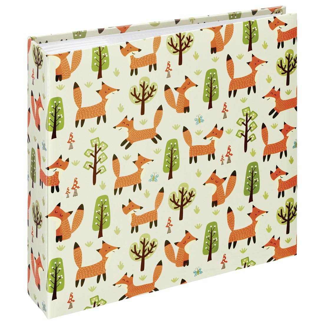 Hama Forest Memo Photo Album, 100 White Pages (50 Sheets) fits 200 Photos in 10x15cm Format, Fox, 00002700