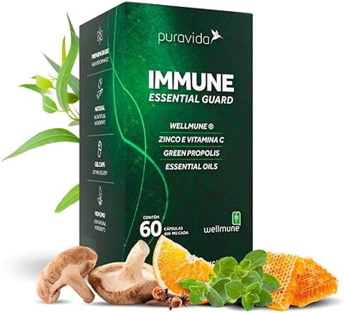 Immune Essential Guard 600mg (60 Cápsulas) Pura vida