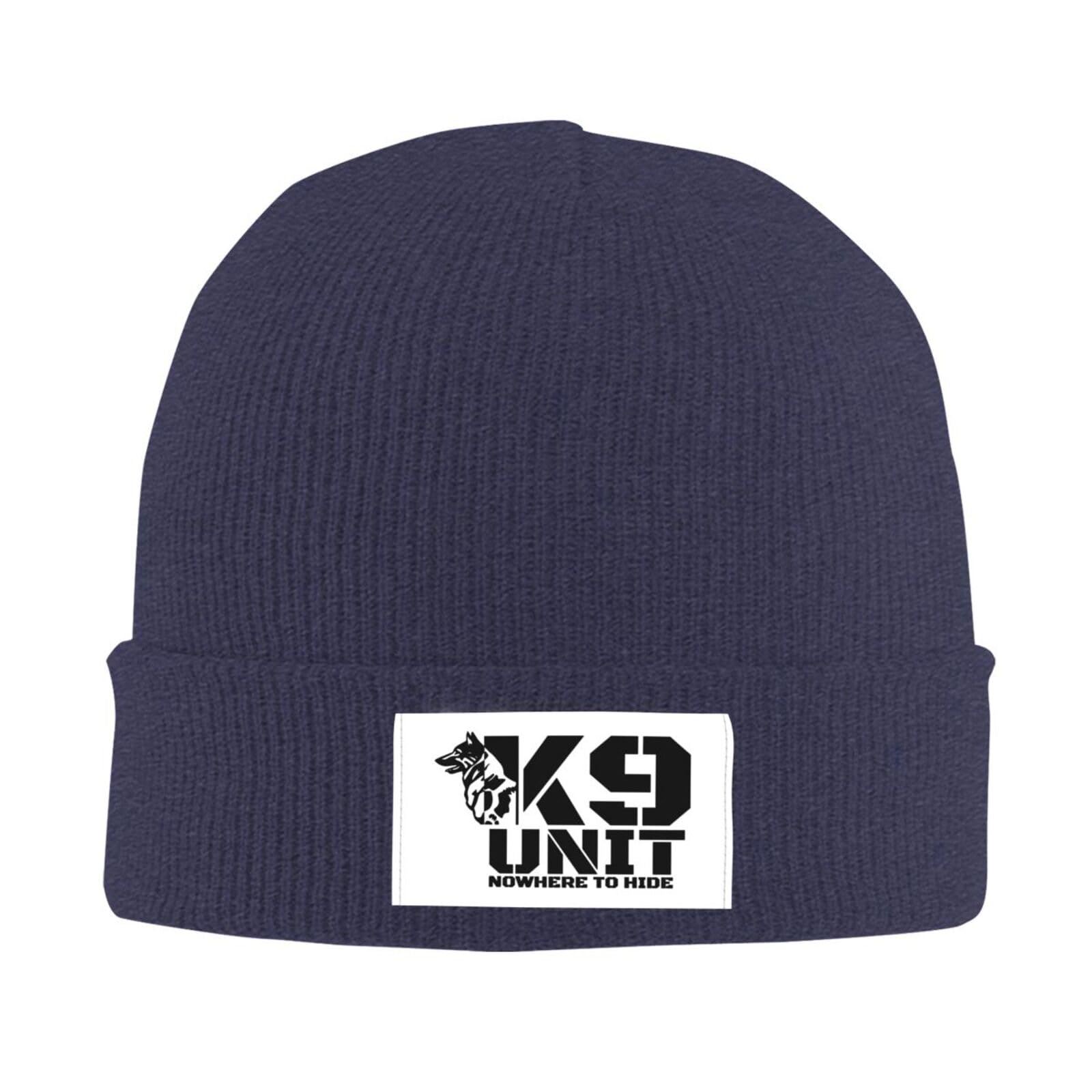 Beanie Hat K-9 Unit Police Dog Skull Cap Thin Soft