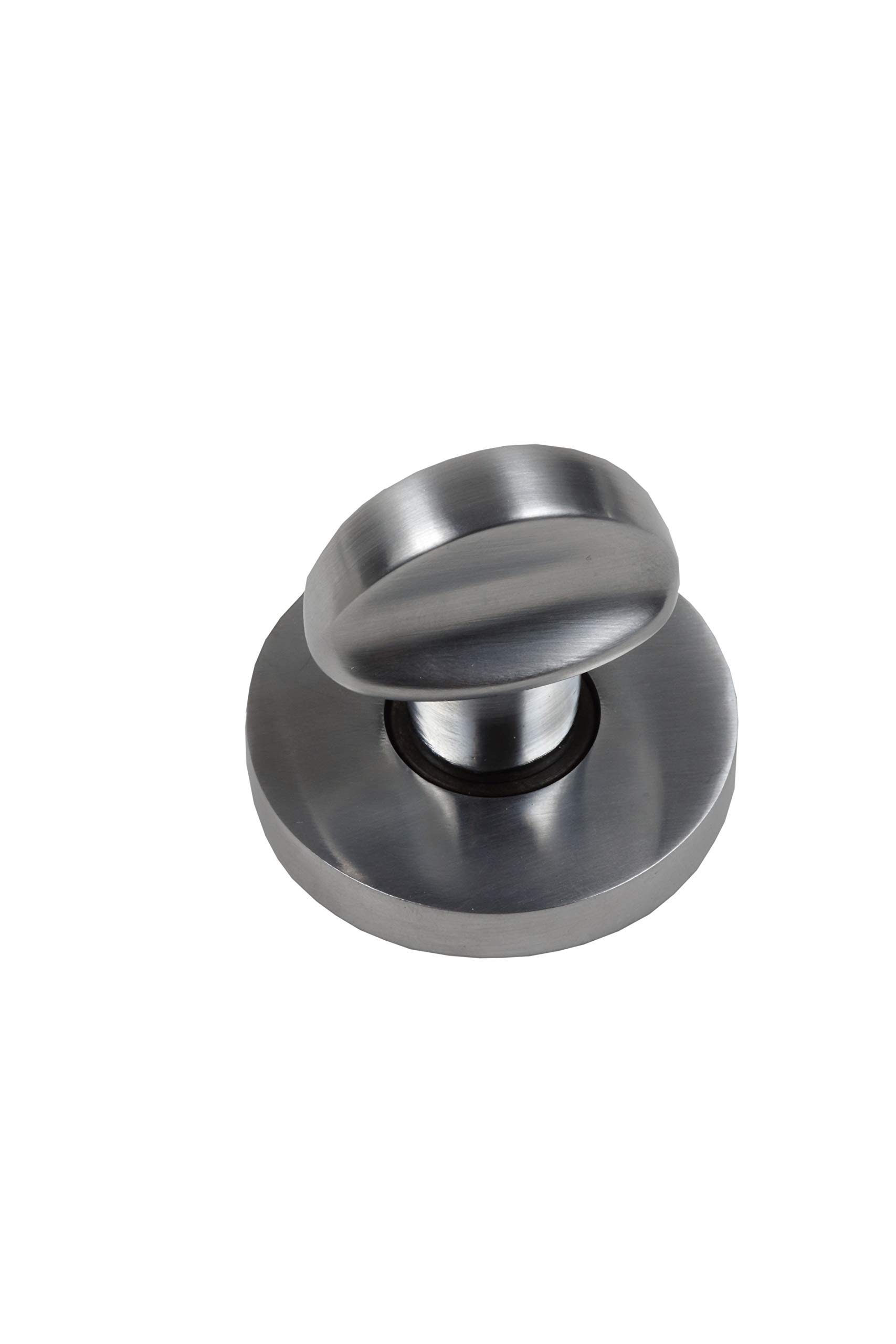 Bricard Esquisse 900056 Pair of Zamak Rosettes for Bathroom and Toilet Door Silver