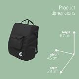 Maxi-Cosi Ultra-Compact Travel Bag Stroller Bag 67x45x28cm Black view 7
