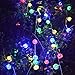 BlueFire Lantern String Lights Outdoor String Lights w/ 50 Led Bulbs 31ft Long Globe Fairy Light for Christmas Party, Landscape Indoor Window, Bedroom, Wedding (Multi-color)