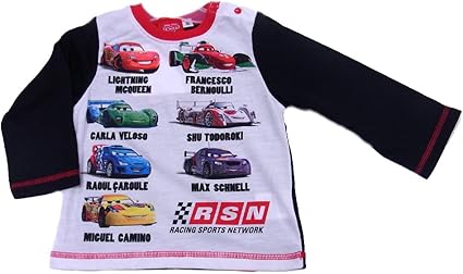 Amazon Disney Baby カーズ 幼児 ペーパークラフトつき長袖tシャツ 92カラー ワールドグランプリ 天竺 Y1008 95 ベビー マタニティ ベビー マタニティ 通販