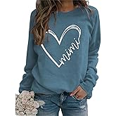Jtvznmi Great Grandma Sweatshirt for Women Crewneck Casual Pullover Tops Loose Comfy Grandma Gifts Shirts Top Sweatshirts