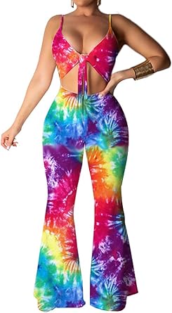 tie dye jumpsuit amazon
