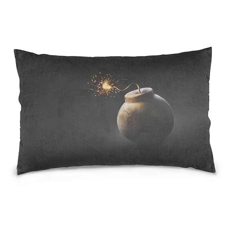 Amazon Com Xuyonh Baby Pillow Cases Black Bomb Power Death 100