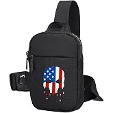 FOECBIR Small Travel Sling Bag For Men Women Waterproof For Mens Mini Crossbody Bag Men Chest Bags For Travel Work Sport