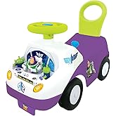 Kiddieland My First Buzz Ride-On Toddler Toy with Music, Flashing Lights, Interactive Dashboard, Foot-to-Floor Design, Sturdy Construction, Ages 2+