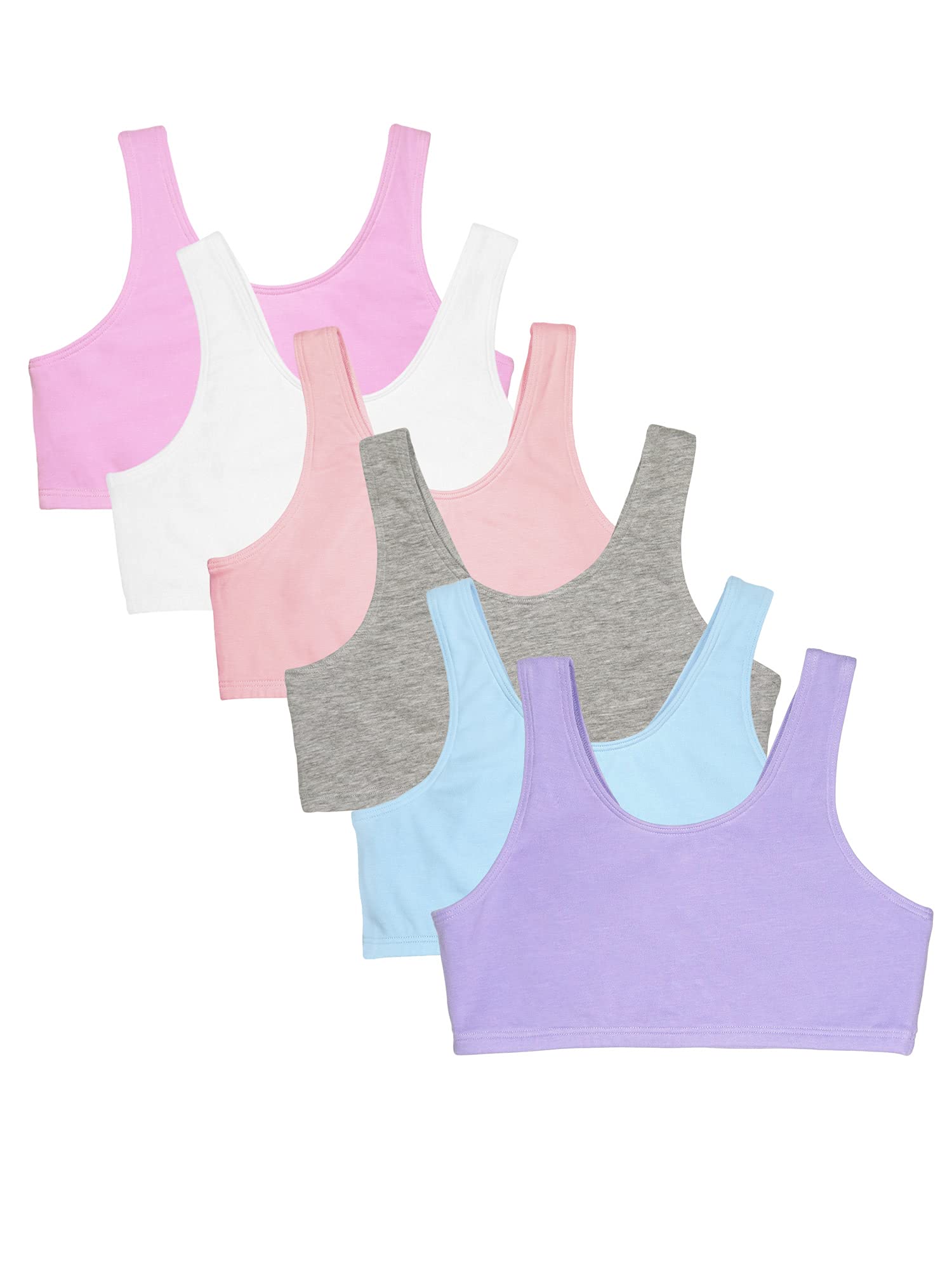 Photo 1 of Fruit of the Loom Cotton Built-Up Stretch Sports Bra