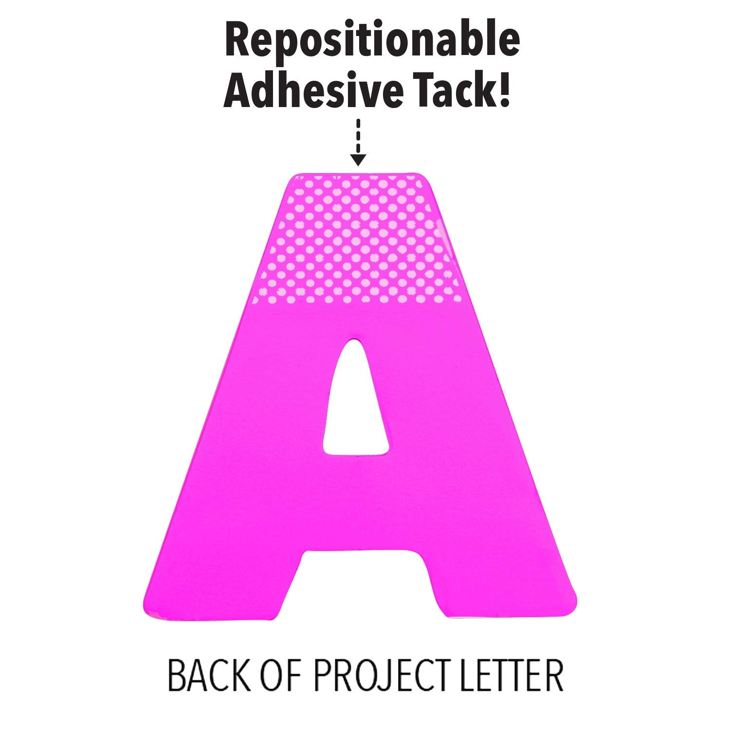 ArtSkills Poster Letters 2.5” Paper Letters for Poster Board Projects, Classroom Bulletin Boards, Sign Making Supplies, Neon, 335 Pieces