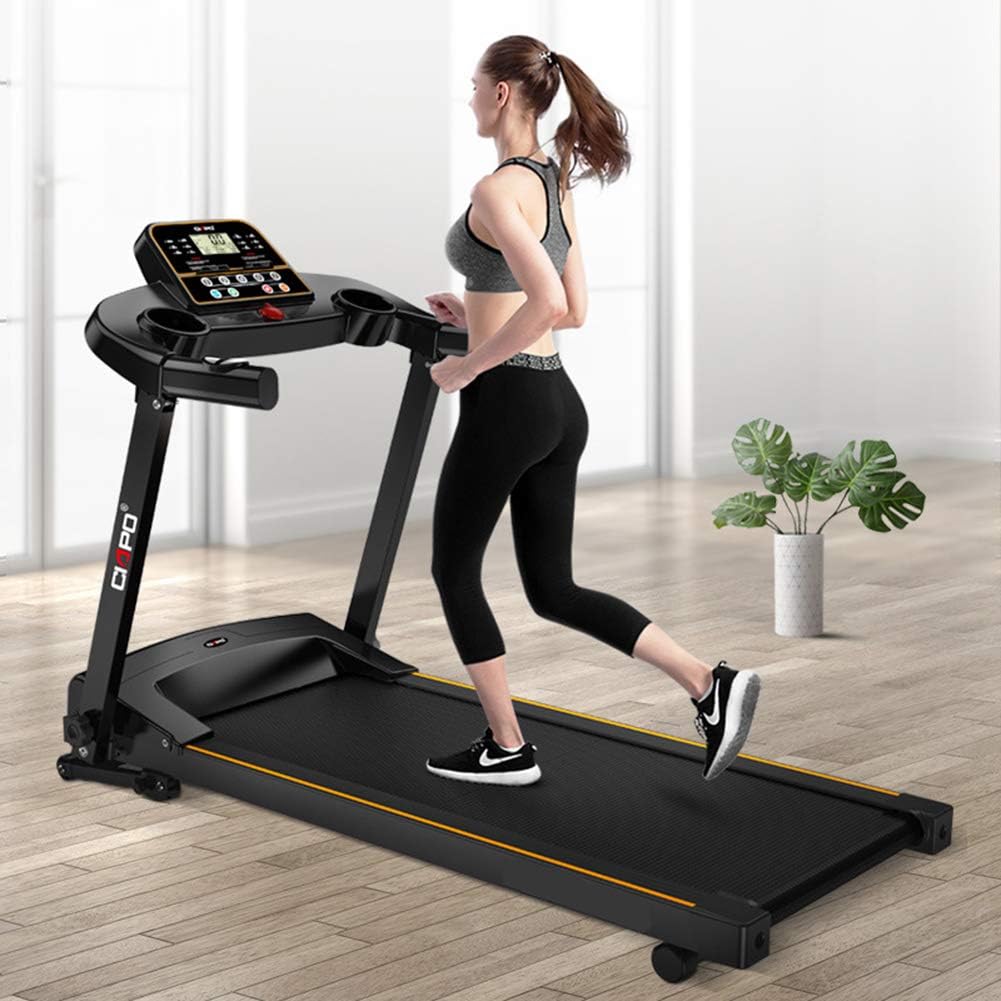 Yangyang Mini Treadmill Small Multi-Function Silent Folding Free Installation Treadmill Indoor Fitness Weight Loss 2.0HP Speed 0.8-12KM/H