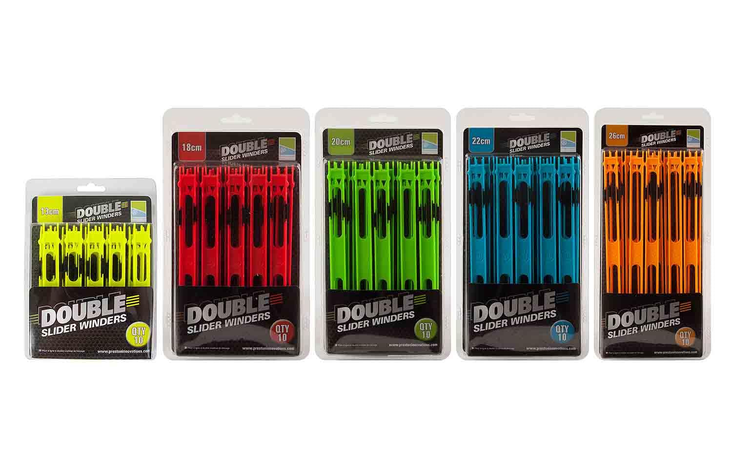 Preston Innovations Double Slider Winders (13cm Yellow)