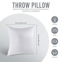 Utopia Bedding Throw Pillows Insert