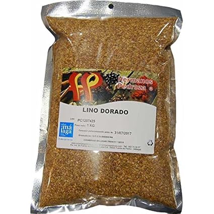 SEMILLA DE LINO DORADO 1000 G: Amazon.es: Alimentación y bebidas
