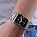 iiteeology Compatible with Apple Watch Band Series 10/9/8/7 42mm/41mm, Series 6/5/4 40mm, Series 3/2/1 38mm, Stainless Steel Metal Link Band for iWatch - Silver