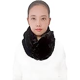 Lina & Lily Solid Color Faux Fur Women's Infinity Scarf Winter Neck Warmer Snood