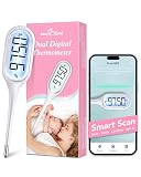 Easy@Home Basal Thermometer for Ovulation Tracking: 1/100th Degree Precision, Dual Mode - Accurate BBT & Fast Read for Fever | 30 Memory Recall, Premom App OCR Scan | EBT-013