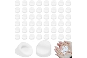 50PCS Entry Door Plugs, 5/16 inch Door Window Screw Hole Frame Plugs for ODL/Western Reflection Door Frame, 1/4 inch White Si