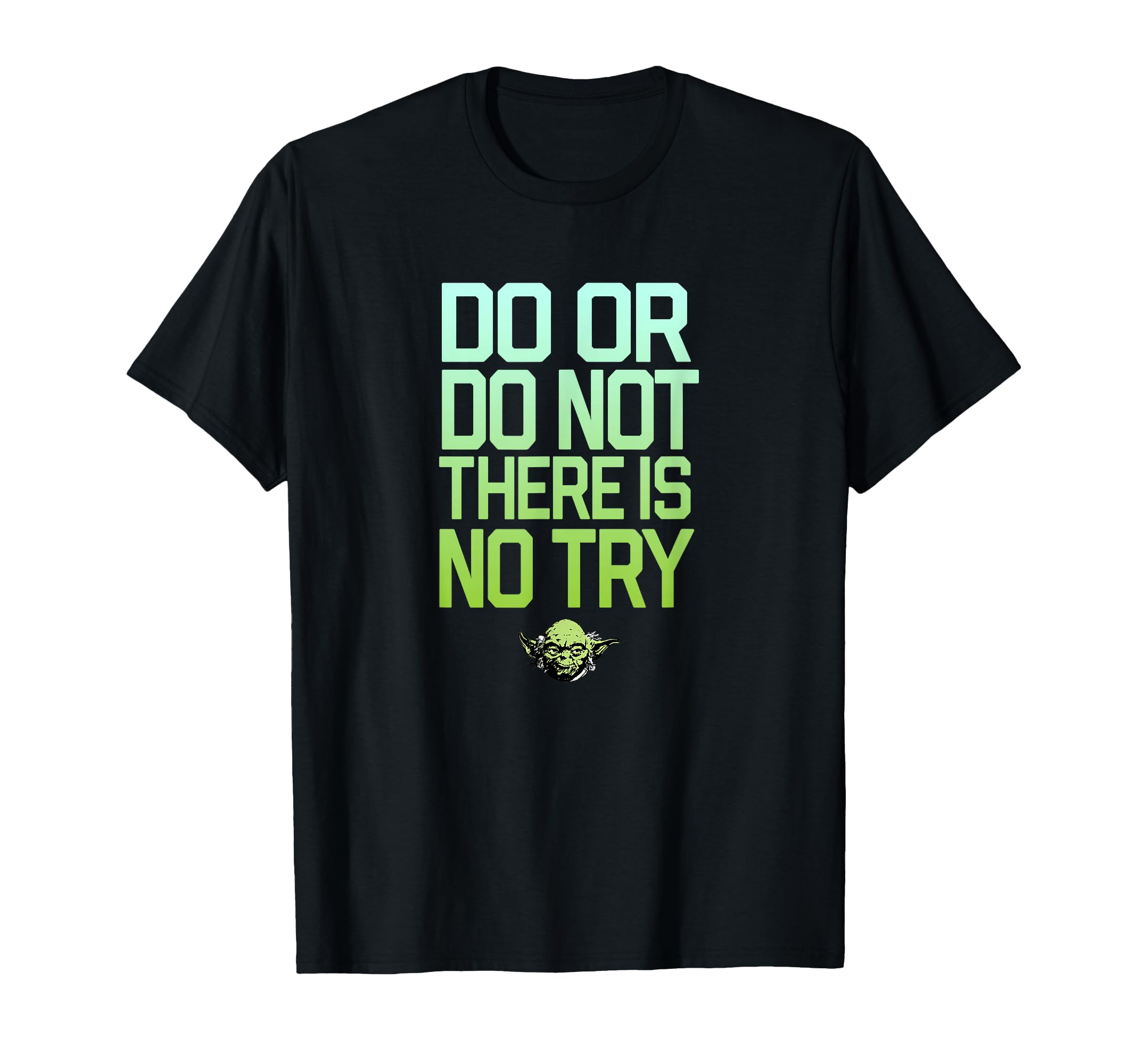 Star Wars Do Or Do Not There Is No Try Yoda Stamp T-Shirt