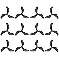 BETAFPV 12pcs Gemfan 2218 3-Blade Propellers Ultra-Lightweight FPV Drone Propeller with 1.5mm Shaft Hole Compatible for 1104 7200KV Brushless Motor Pavo20 Pro Frame - Black