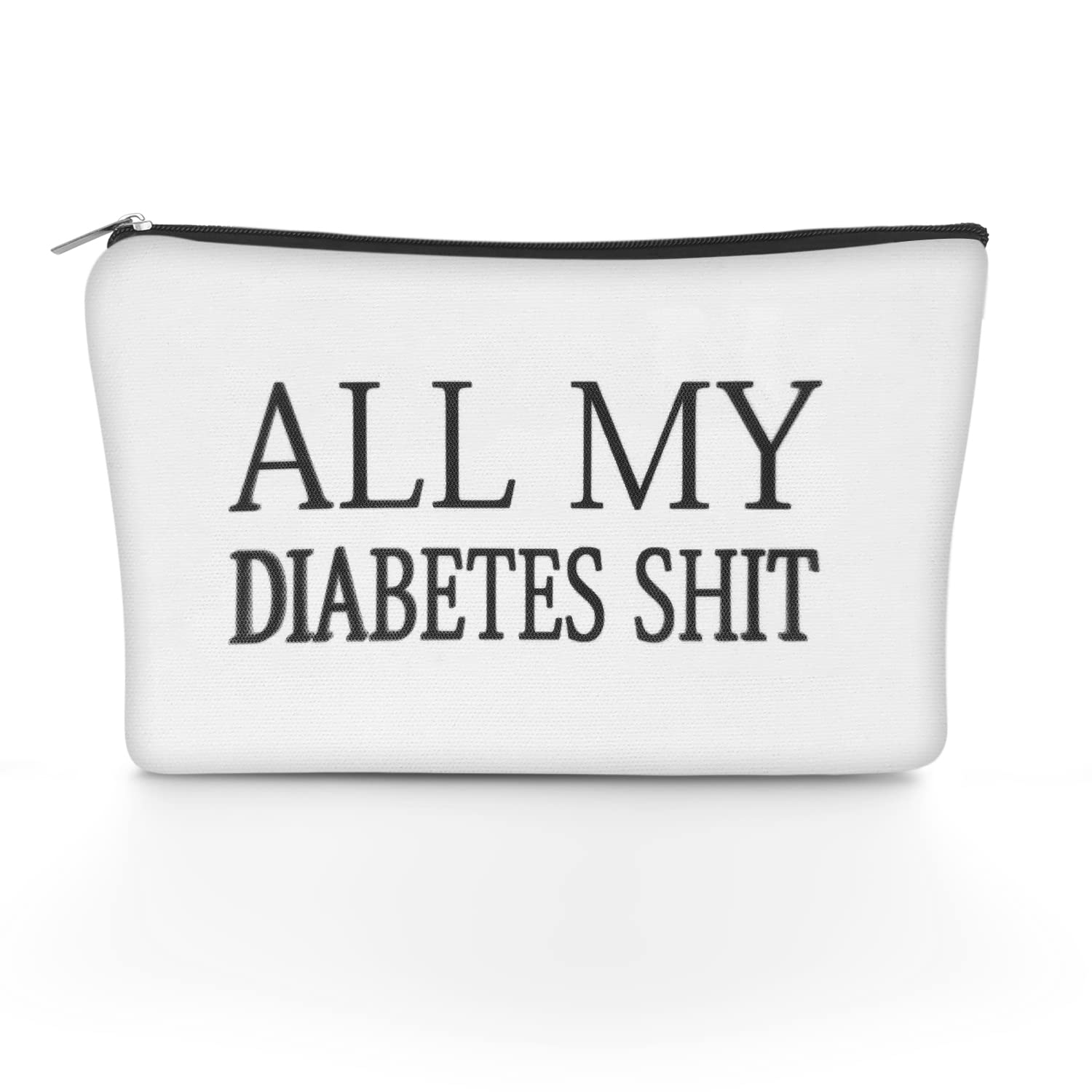 ALLY-MAGIC Funny Diabetic Travel Bag All My Diabetes Shit Bag Diabetes Carrying Gift for Diabetic Emergency Patient Travel Pouch Y4ALLLXB (All)