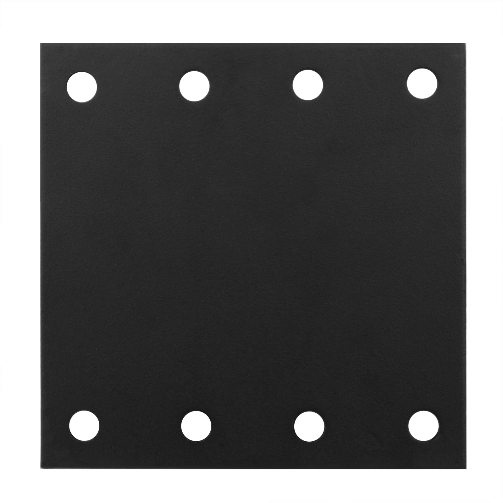 Photo 1 of eoere 4 PCS 6" Black Flat Straight Mending Bracket Plate, Steel Joint Thickness 1/8", Fixing Repair Tie Plate Corner Brace for Furniture, Wood Timber Connectors