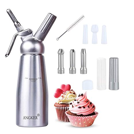 Newthinking Sahnebereiter (500 ml), Sahnespender Profi Schlagsahne Spender aus Aluminium