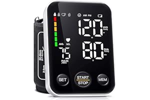 Blood Pressure Machine for Home Use Automatic Blood Pressure Monitor with 2x120 Reading Memory Adjustable Arm Cuff 8.7"-15.7"