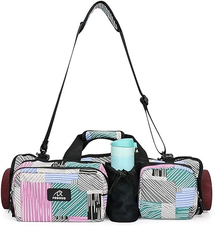 yoga mat bag with water bottle pocket
