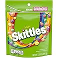 SKITTLES Sours Chewy Candy Bulk, 9 Oz Resealable Bags, 8 Count Bags, Bulk Box
