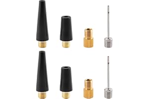 SAVITA 8pcs Ball Pump Needle Set Tire Pump Adapter for Inflatables Air Nozzle Pump Adapter Kit for inflatables, Sport Balls, 
