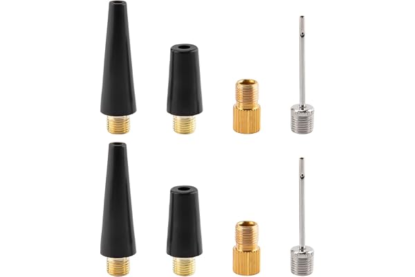 SAVITA 8pcs Ball Pump Needle Set Tire Pump Adapter for Inflatables Air Nozzle Pump Adapter Kit for inflatables, Sport Balls,