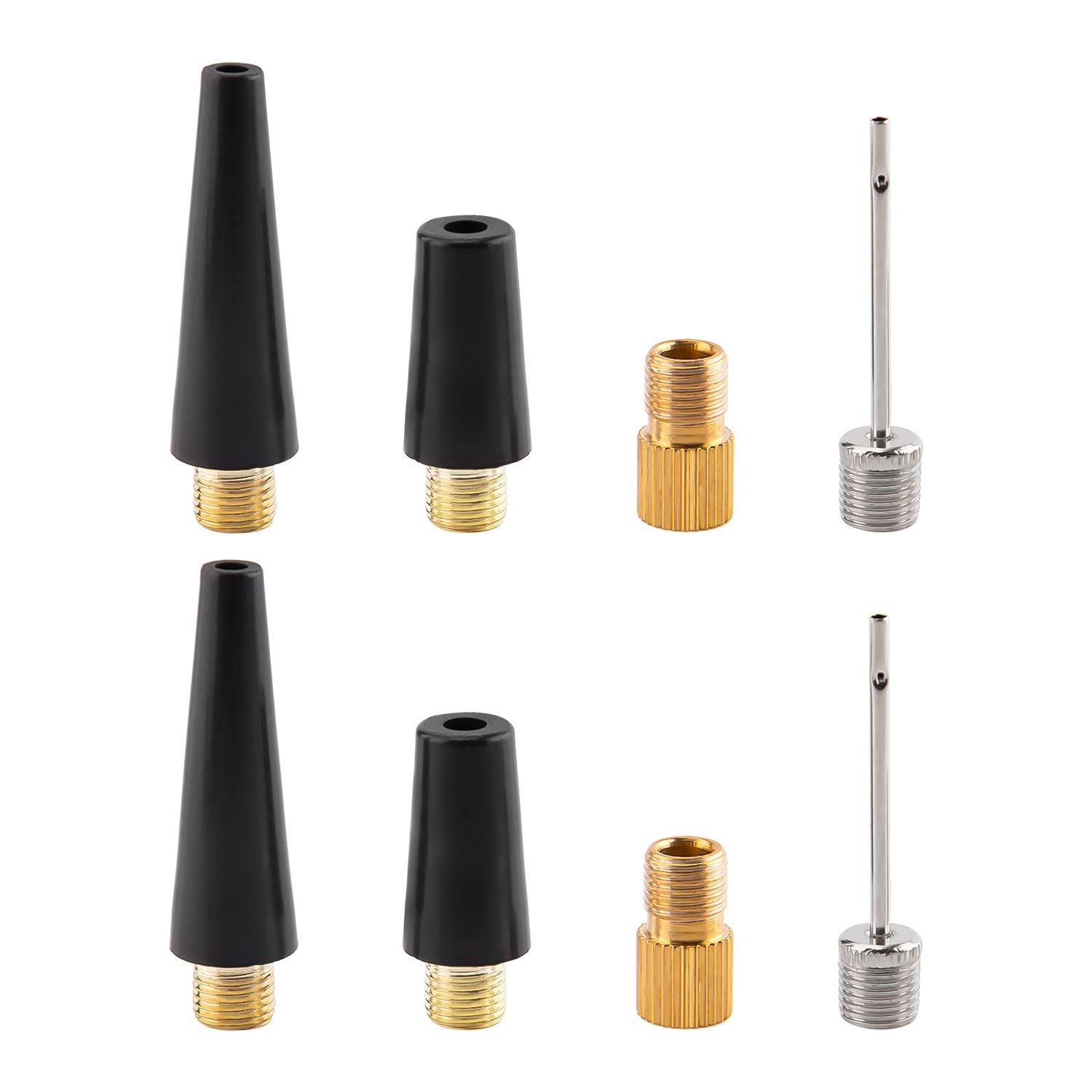 Photo 1 of SAVITA 8pcs Ball Pump Needle Set Tire Pump Adapter for Inflatables Air Nozzle Pump Adapter Kit for inflatables, Sport Balls, and Bikes