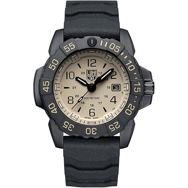 Luminox Men Leatherback Sea Turtle Quartz Watch, Black, 1.6/3.5