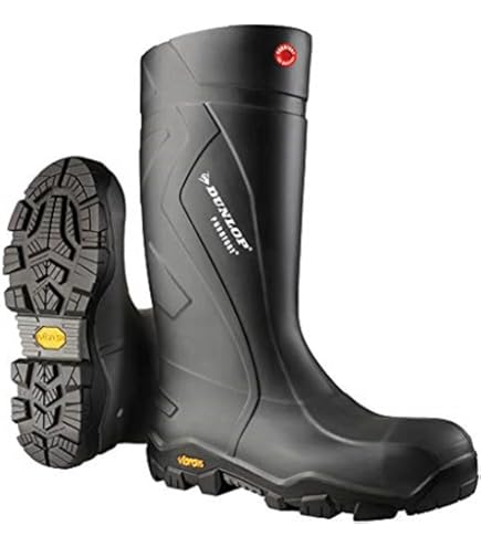 Steel Toe Boots Dunlop Protective Footwear,Plain Toe White Safety