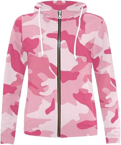 camo zip up hoodie womens