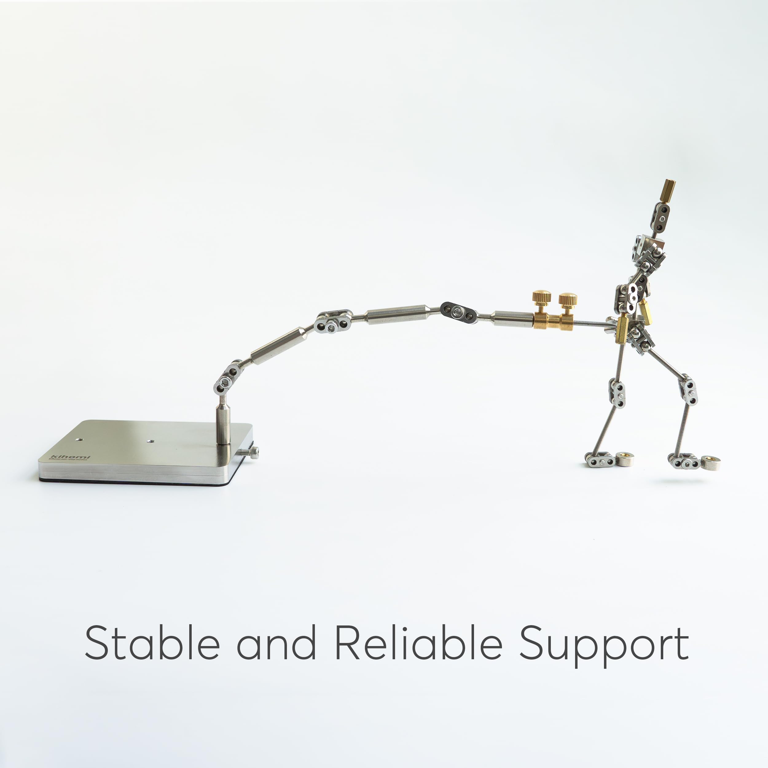 Stop Motion Rig - Stainless Steel Rig Arm for Stop Motion Animation, 5 Flexible Joints for Articulated Movement, Armature Support Tool for Hobbyists & Studios, Hold up to 280g