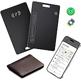 Lmrbelec Wallet Tracker Card for Apple & Android, Find My Credit Card Tracker for Wallet, Luggage, Rechargeable Tracking Card Works with Apple Find My & Google's Find Hub (for iOS & Android, 1 Pack)