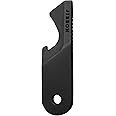 Jibbon Multifunctional EDC Keychain Multitool - Black Stainless Steel 5-in-1 Key Organizer Tool, Keyring Bottle Opener, Box Cutter - Only 2.5 mm thick for Effortless Portability and Pocket organizer