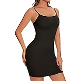 SLIMBELLE Shapewear Dress Slip for Women Tummy Control Adjustable Spaghetti Full Slip Seamless Body Shaper for Under Dresses