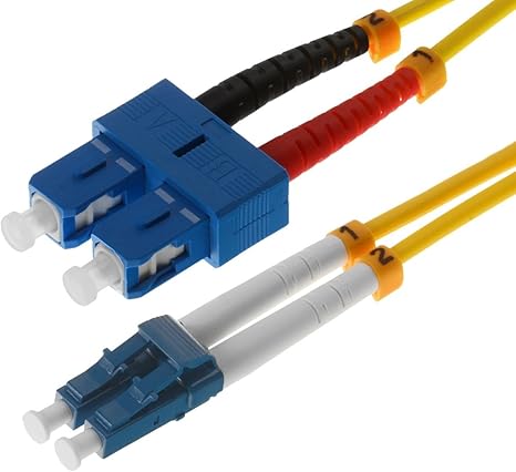 Helos Lwl Patchkabel 9 125 M Os2 Lc Sc 10 M Sc Und Lc Duplex Stecker Gelb 115807 Amazon De Baumarkt