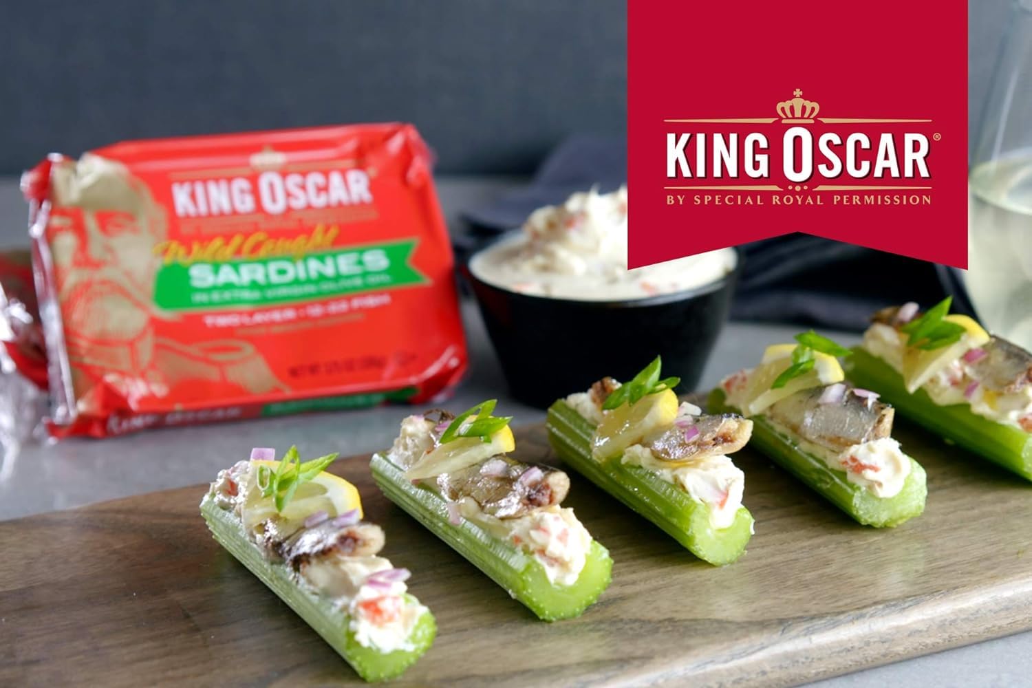 King Oscar Brisling Sardines in Extra Virgin Olive Oil, 3.75Ounce Cans