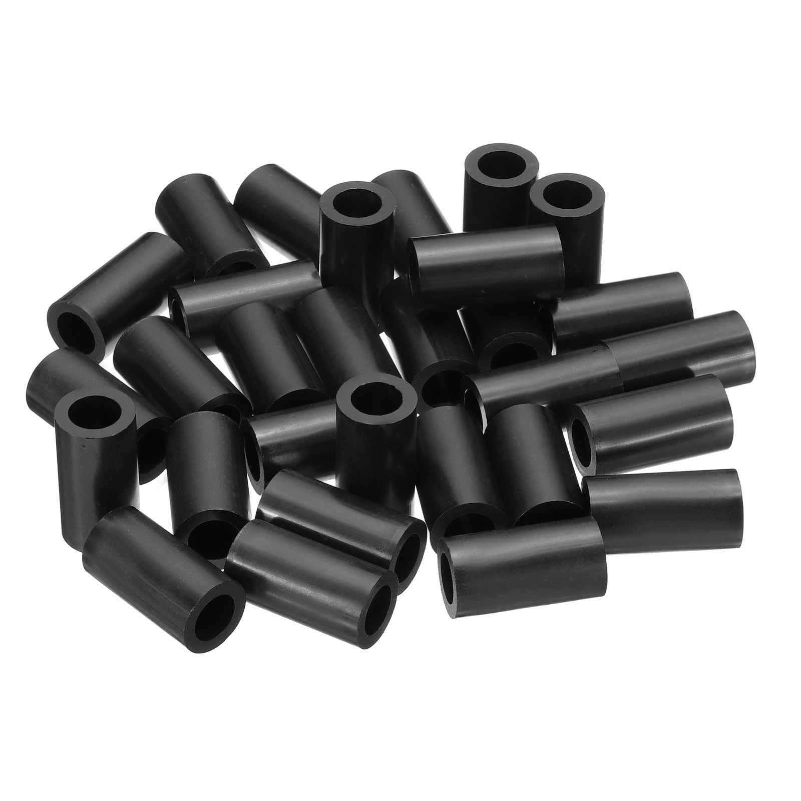 PATIKIL M10 Round Electrical Outlet ABS Spacers Washer, 30 Pcs 10.2mm ID, 16mm OD, 35mm Length Without Threaded,Switch and Receptacle Spacers Hardware for M10 Screws