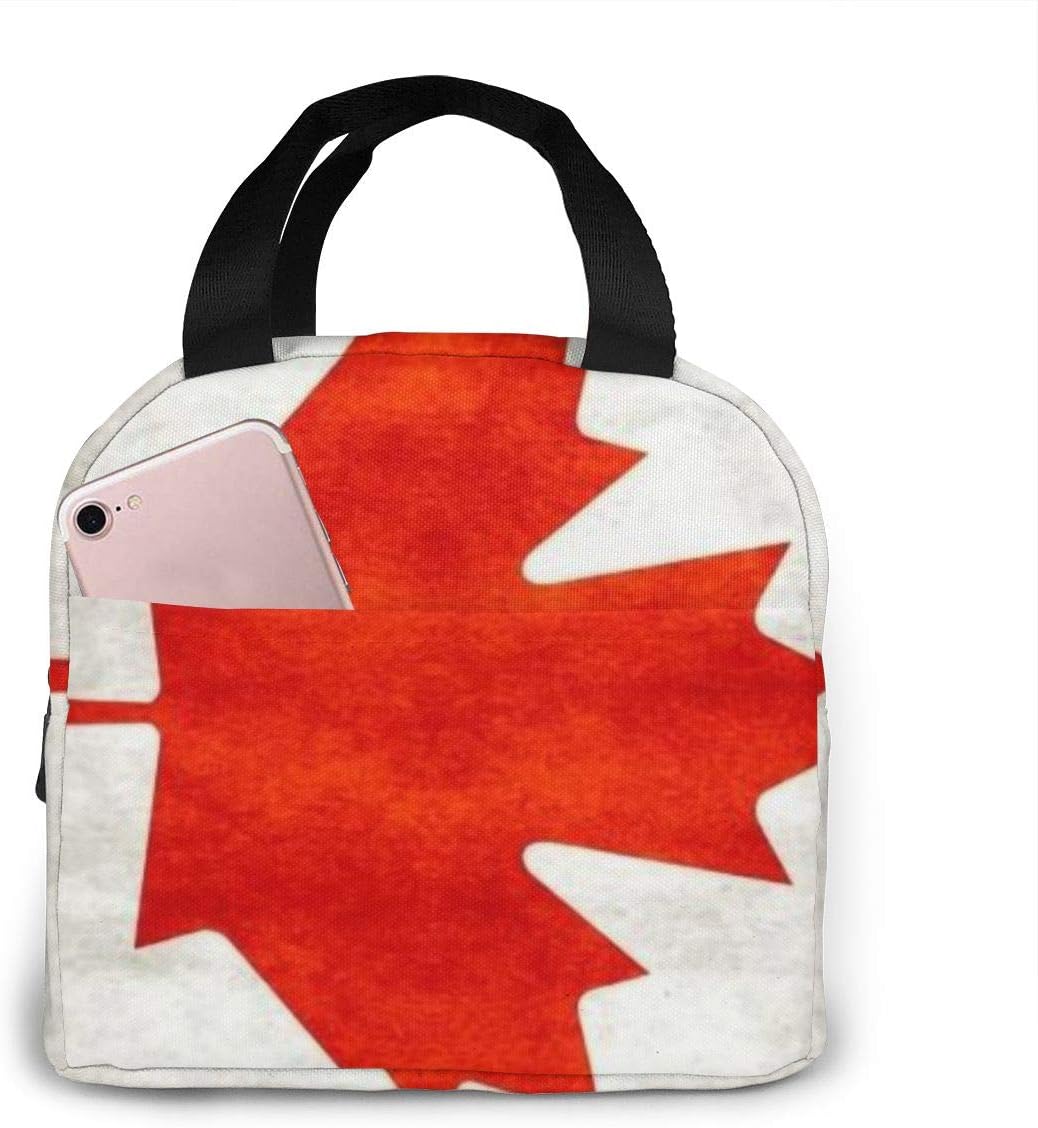 Insulated Lunch Bag, Canada Flag Lunch Container For School, Travel, Work, Picnic